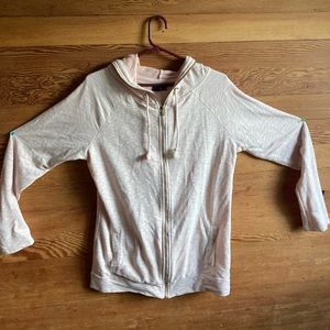 Pink zip-up hoodie